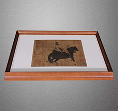 内乡书画装裱配框服务案例